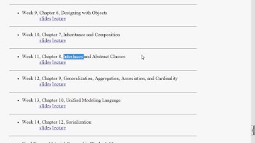 Week 11 Interfaces and Abstract Classes Part 3