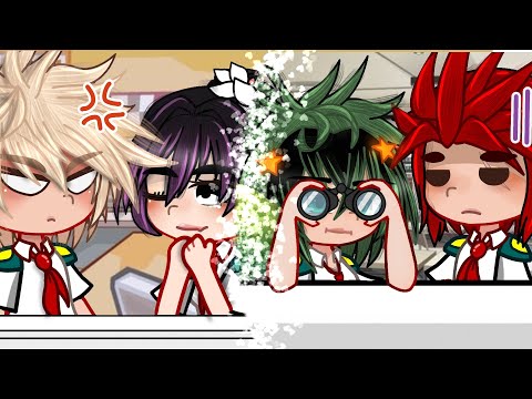 "the new student" || fem izuku au💚 || dating bakudeku au 🧡💚