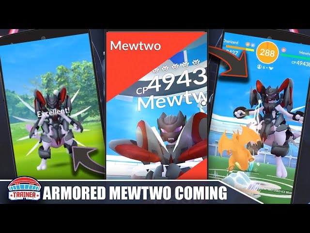 Mewtwo de Armadura/Armored + BRINDE - Pokemon GO - GGMAX