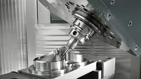 CNC 5 Axis Milling Working Process Cutting Machining High Speed