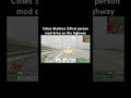 Cities Skylines 2:First person mod drive on the highway