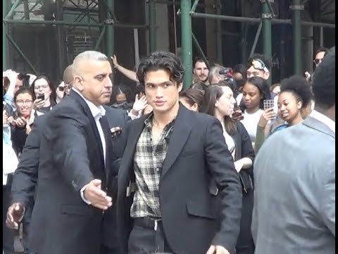 Charles Melton Departs AOL Build Interview to Fan Frenzy!