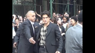 Charles Melton Departs AOL Build Interview to Fan Frenzy!