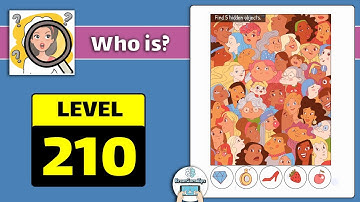Who is Level 210 Find 5 hidden objects Gameplay