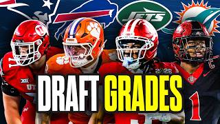 AFC East 2026 NFL Draft Grades: Jets, Patriots, Dolphins and Bills