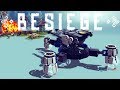 Besiege - Futuristic Hover Tank, Real Grappling Hook & The Best Helicopter - Besiege Best Creations