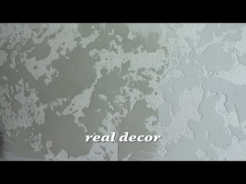 Decorative plaster WORLD MAP. Application and painting (2019)