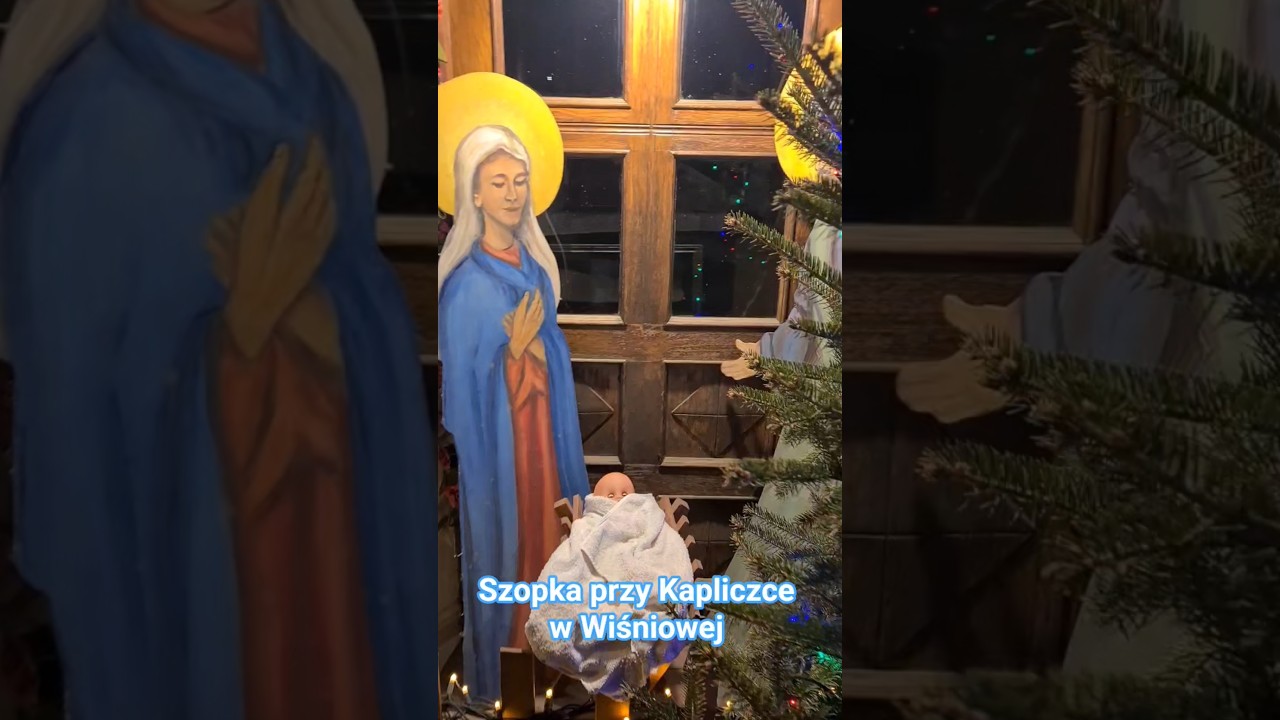 Szopka przy Kapliczce w Wiśniowej/Małopolska/Kocham Polskę. Tu mi dobrze