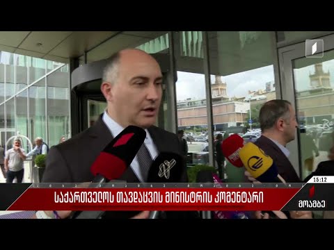 საქართველოს თავდაცვის მინისტრის კომენტარი