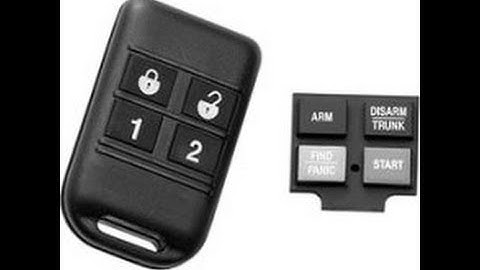 1994 to 1996 Ford Bronco Factory Transmitter Remote Fob Programming