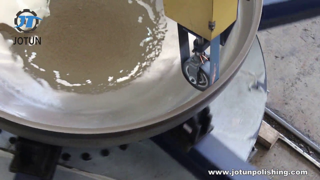 dish end polishing machine