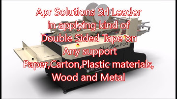 Double sided tape machine, Folder Gluer machine, Envelopes maker machine