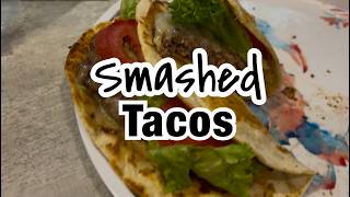 First Attempted At Smashed Tacos on The Blackstone - Easy Camping Meals