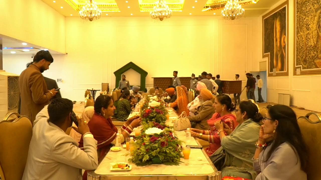 Live on Reception Ceremony Jagveer Singh weds Sukhpreet Kaur....