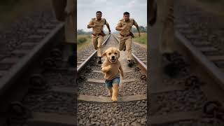 The poor puppy only tried to help that women #ai #viralvideo