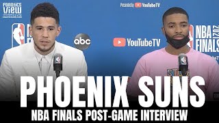 Devin Booker talks Mikal Bridges Development & 