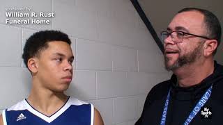 Larue County HS Basketball Jeremiah Belton on District Championship WIN