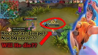 Kecepatan Jari Noob Queen (Bpk Fanny Indonesia) Luar Biasa !!! || Auto Melongo jadi musuh !??