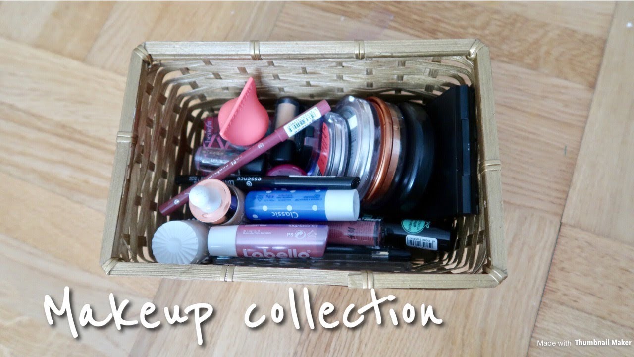 Minimalist makeup collection of a 19 year old