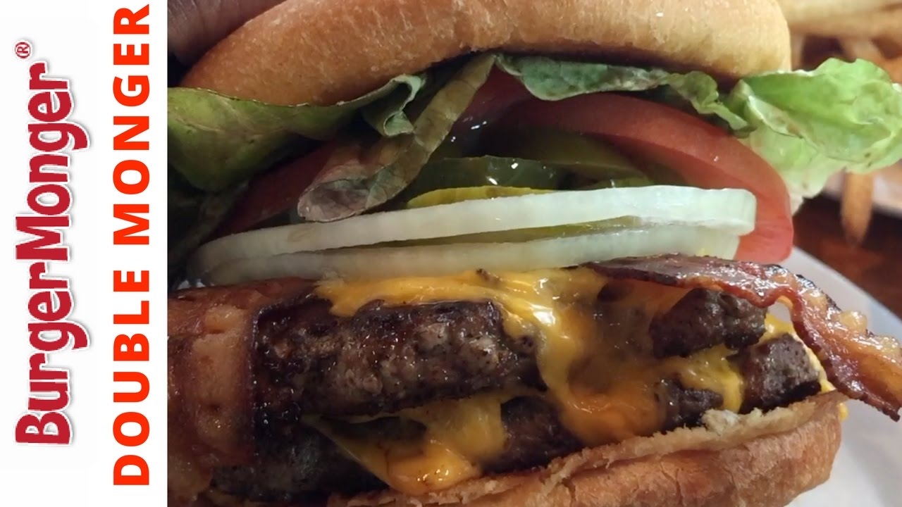 seriouseats pulled pork Burger Monger - Double Monger - Chocolate Haagen Dazs Shake and a Half - BURGER TIME!!