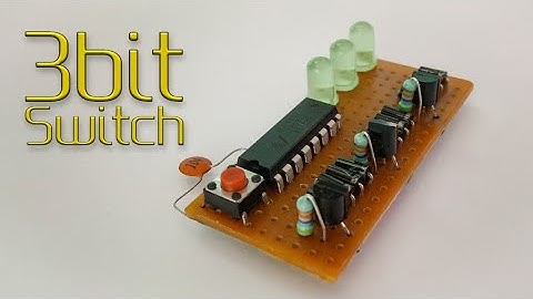 3bit Switch Using 4017 IC