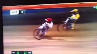 Piękna akcja Tomka Golloba! 11 bieg meczu GKM Grudziądz - Stal Gorzów 2015