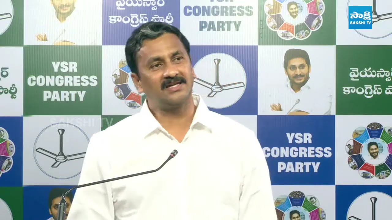 LIVE : YSRCP MLC Tumati Madhava Rao Press Meet | Tadepalli @SakshiTV