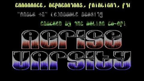 C64 Intro: 1992 Acrise & Varsity Intro 4