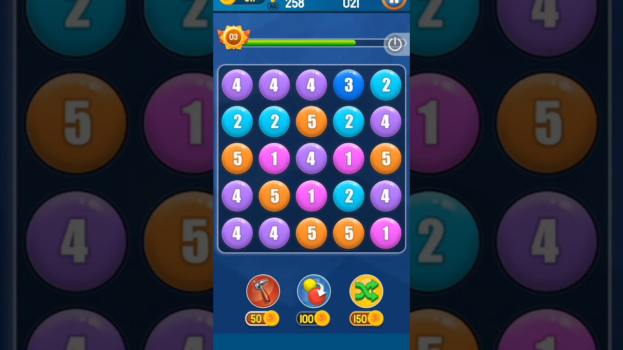 MERGE  BUBBLE NUMBER PLAY BY T.A 