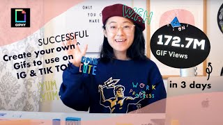 How to make custom trending gifs on Instagram Stories and Tik Tok | Using Giphy How to make custom trending gifs on Instagram Stories and Tik Tok | Using Giphy