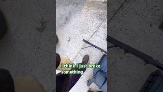 WHEN YOU BRAKE THE CAR PARTS ON CAMERA 🫣😭#trx #carparts #broke #fyp #diy #viral #fypシ #mechanic
