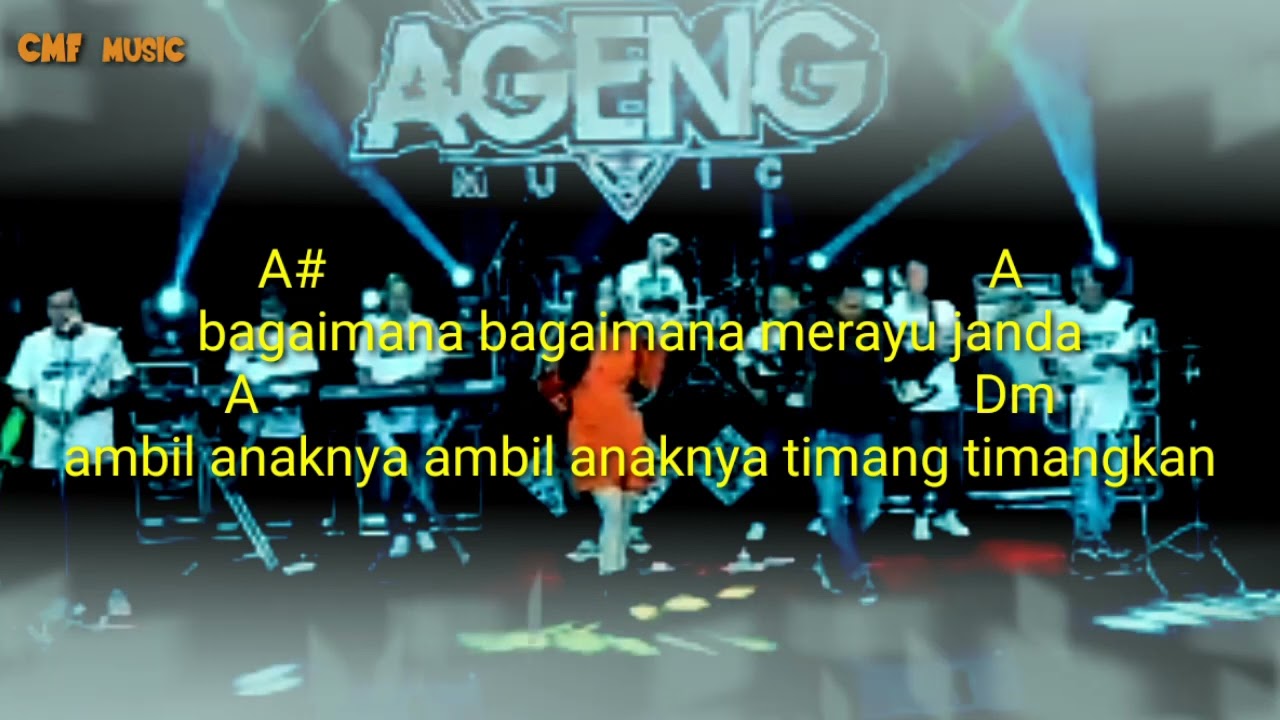 chord lagu PANTUN JANDA | versi ageng music | fira azahra ft brodin