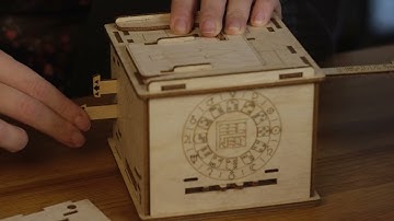 Space Box 3d wooden puzzle by Escapewelt.