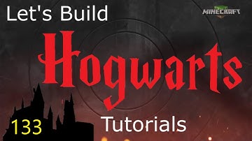 Lets Build Hogwarts in Minecraft Tutorials Part 133. Landscaping