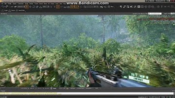 cryengine 3 extreme graphics rain-forest (my custom map)