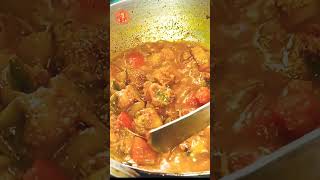 fish curry making with chiken  masalas #shorts #food