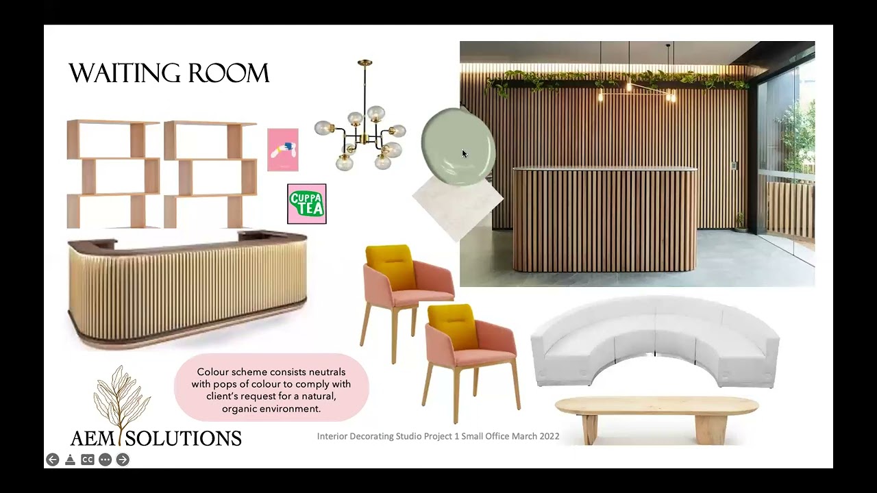 Advanced Studio Project 1 Small Office Presentation Board- Abby Mckelvey