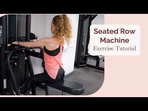 How to use the seated row machine? Exercise tutorial