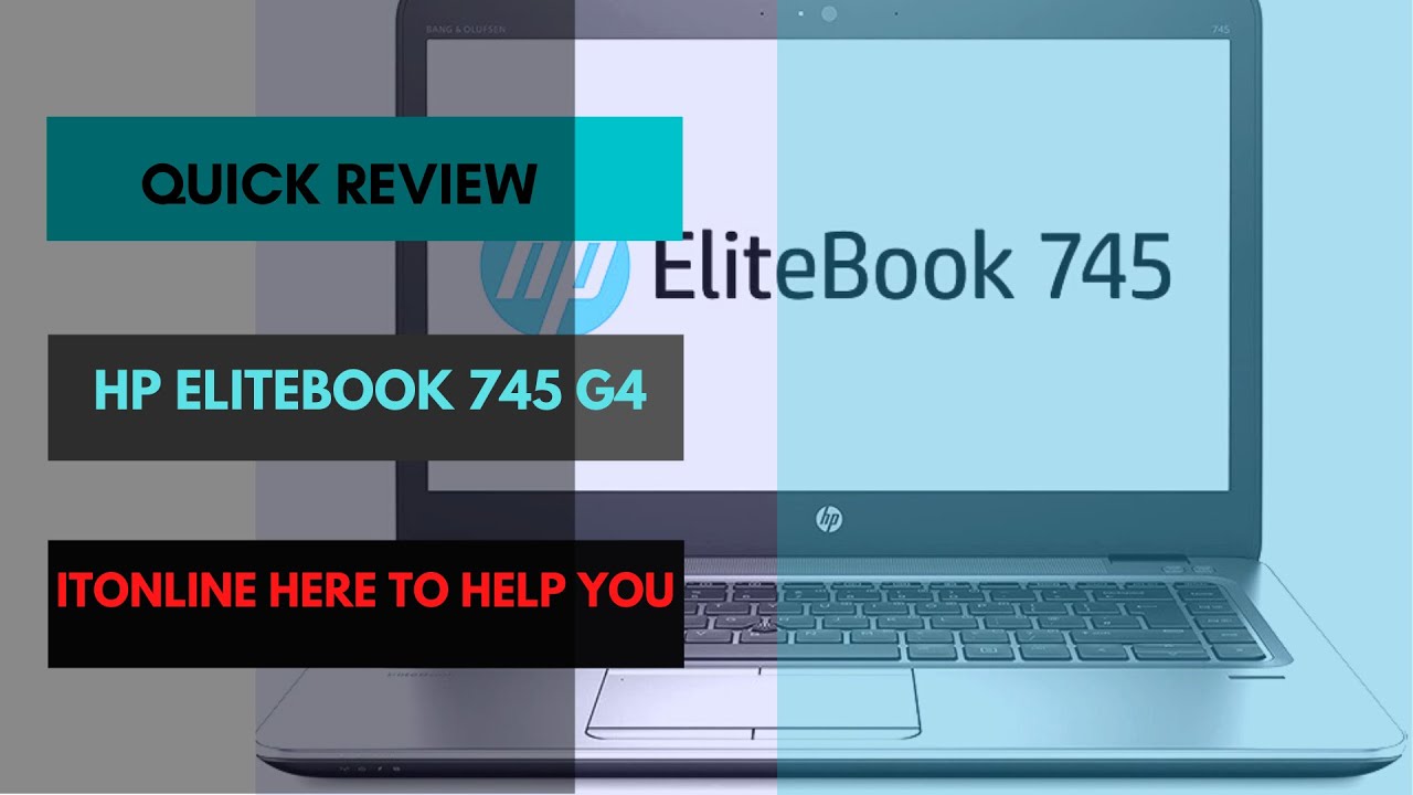 اسرع مراجعه لجهاز LAPTOP HE ELITEBOOK 745 G4 - YouTube
