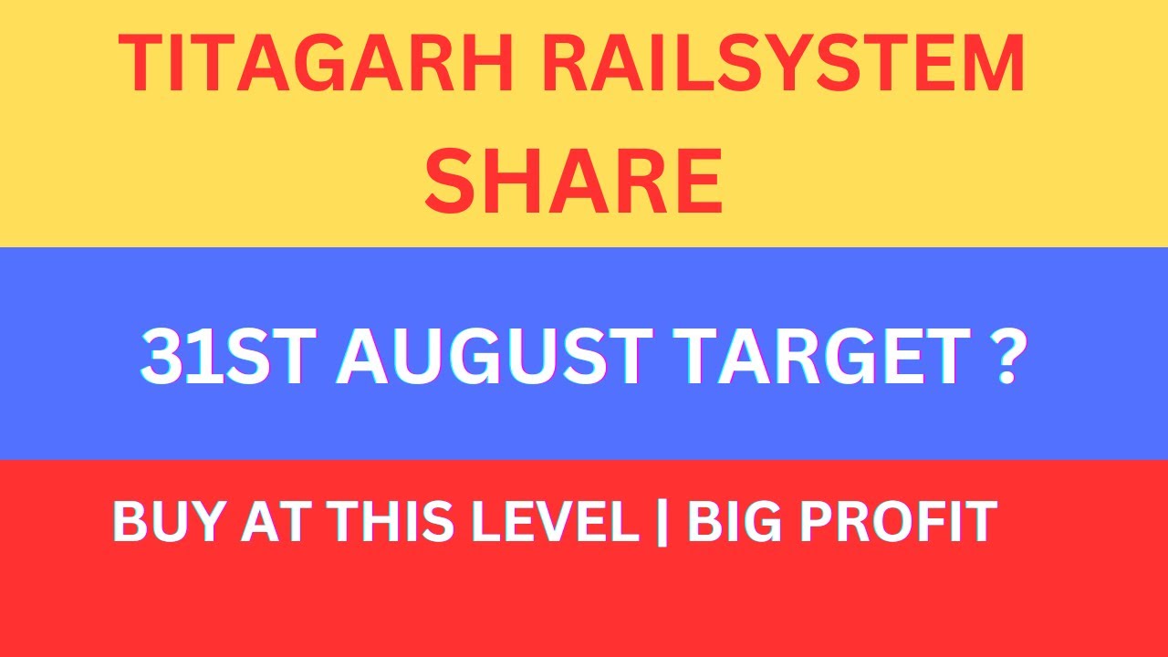 Titagrah Railsystem🔴24aug🔴Titagrah Railsystem Share Latest News|Titagrah Railsystem Share News Today