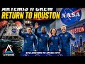 NASA’s Artemis II Crew Returns to Houston After Historic Moon Mission Training 🌕🇺🇸