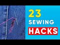 How to Sew a Hole in Pants (23 SEWING HACKS)