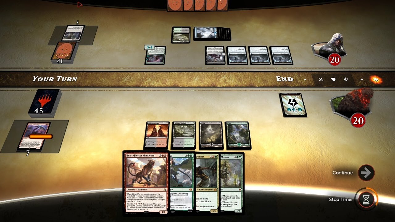 Magic Duels - lovebirdss' 4C Non-white Midrange BGRU 36 vs Jund Midrange Energy BGR 40 - Game 1