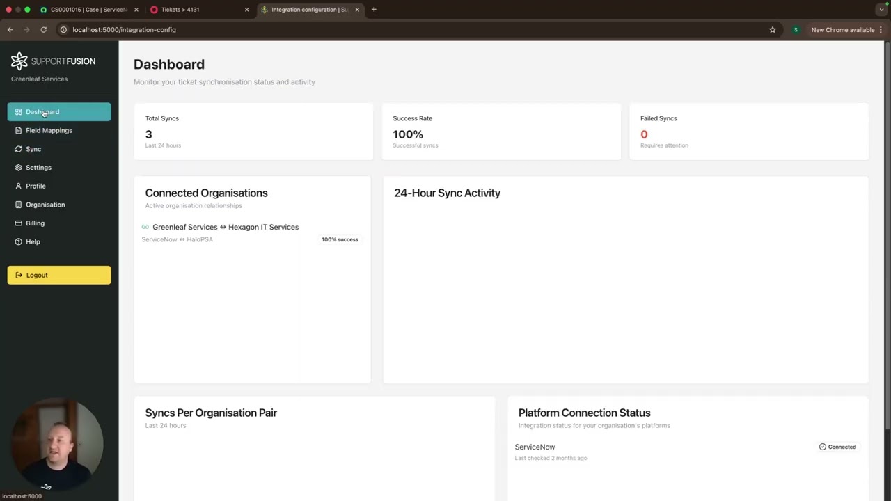 ServiceNow CSM to HaloPSA integration