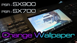 How to Change Wallpaper Yamaha All PSR-SX Series screenshot 3
