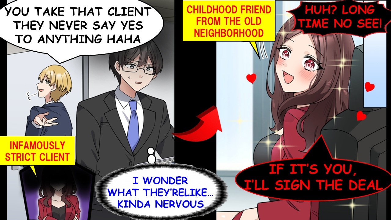 [Manga Dub] Мой коллега бросил меня на грубого клиента, но генеральный директор оказался моим дру...