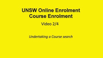Course Enrolment 2 of 4 – Course search