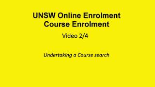 Course Enrolment 2 Of 4 Course Search