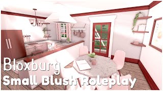 Small Blush Roleplay House - Interior Bloxburg No Large Plot