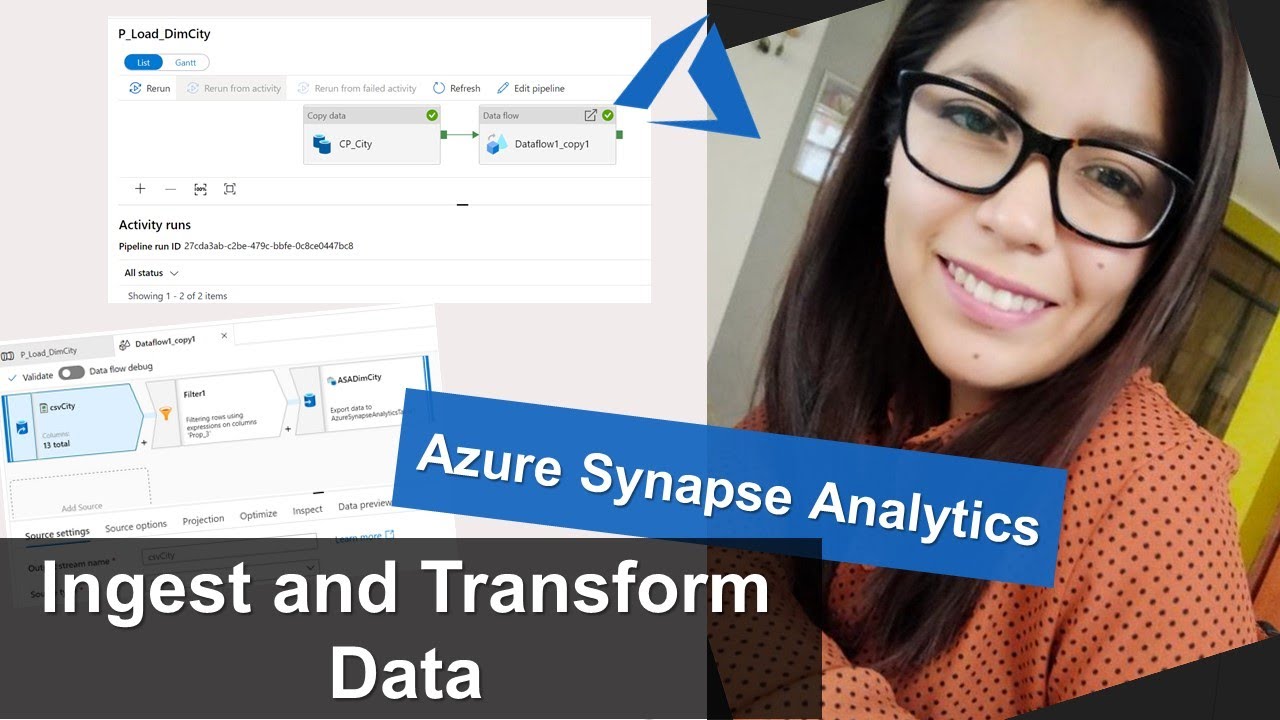Azure Synapse Analytics - Ingest and Transform Data - YouTube